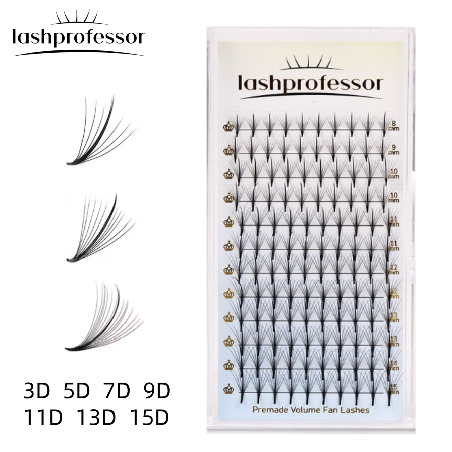 Eyelash Extension Russian - 3D/5D/7D/9D/11D/15D 핸드메이드 위스피 스파이크 얇은 뿌리