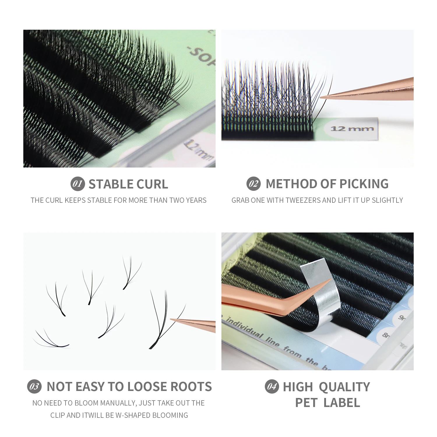ANNAFRIS 3D W 3 코어 속눈썹 연장 자연 소 - Eyelash Extension Human Hair 리뷰 및 가격