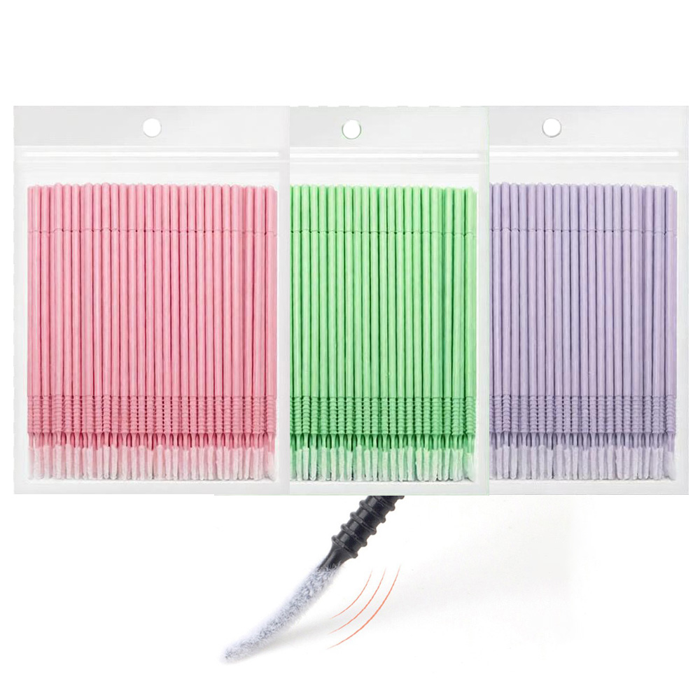 500개 속눈썹 연장 클리닝 면봉 긴/짧은 팁 속눈썹  - Eyelash Extension Look 리뷰 및 가격