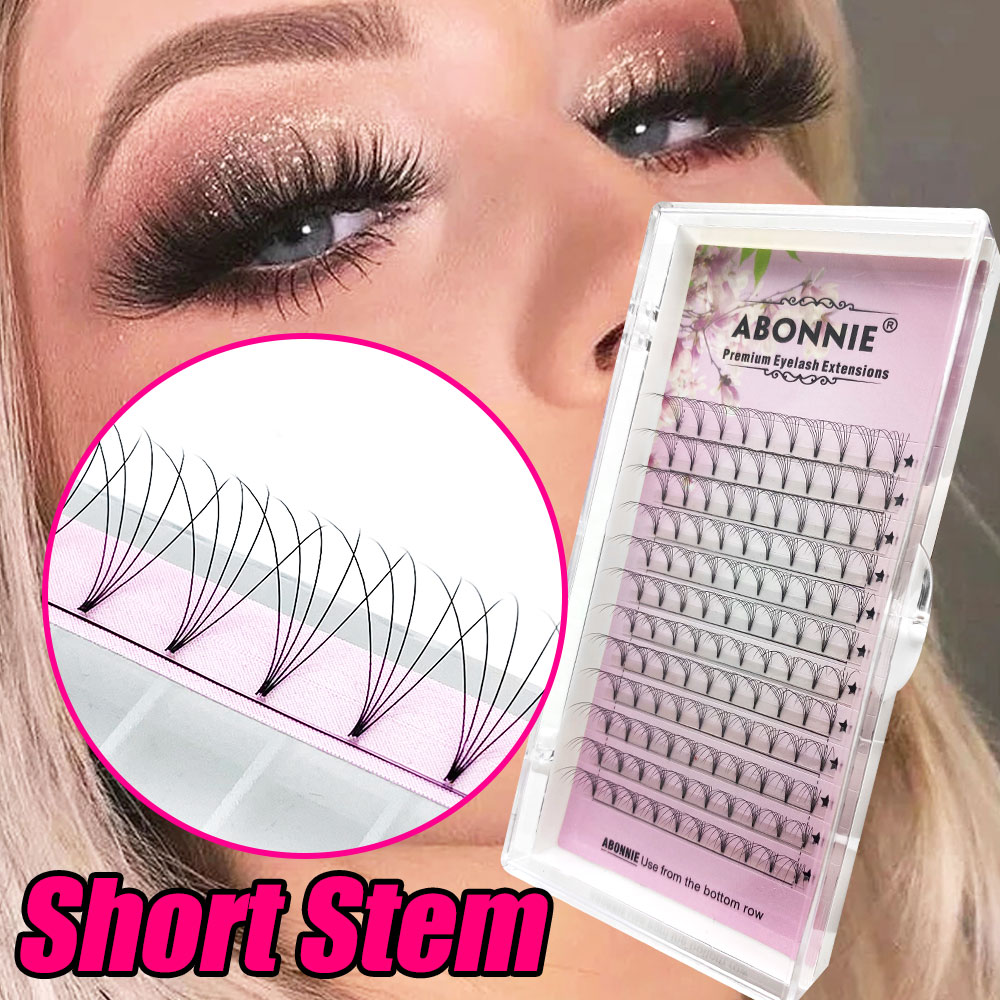 아보니 벨벳 숏 스템 러시안 볼륨 속눈썹 연장 3D/4 - Eyelash Extension Russian 리뷰 및 가격