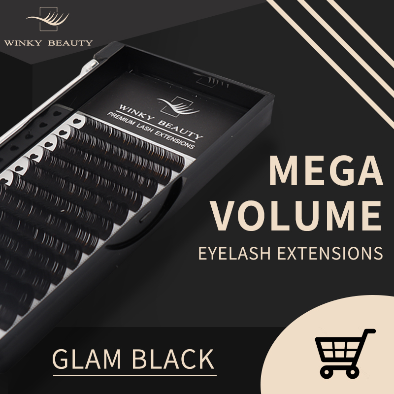 윙키 뷰티 맞춤형 로고 개별 속눈썹 익스텐션 실크 속눈 - Eyelash Extension Russian 리뷰 및 가격