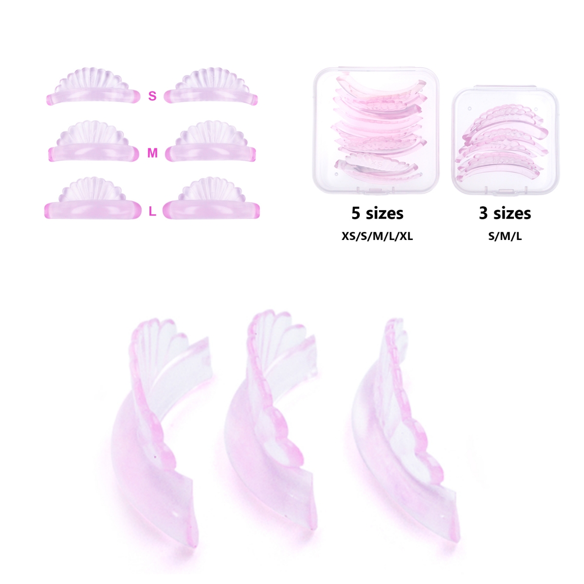 3 쌍 또는 5 쌍 래쉬 리프트 실리콘 패드 속눈썹 파 - Eyelash Extension London 리뷰 및 가격