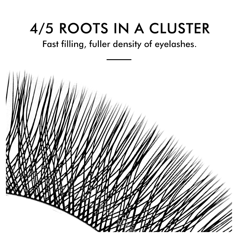 3D 4D 5D 6D W 모양의 클로버 속눈썹 연장 N - Eyelash Extension Russian 리뷰 및 가격