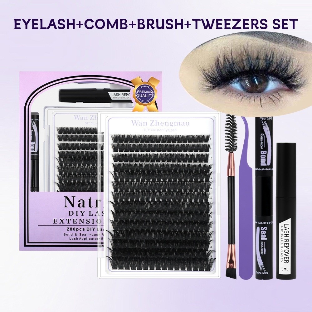 8-18mm 길이의 인조 속눈썹 본드 및 실런트, 자연 - Eyelash Extension Look 리뷰 및 가격