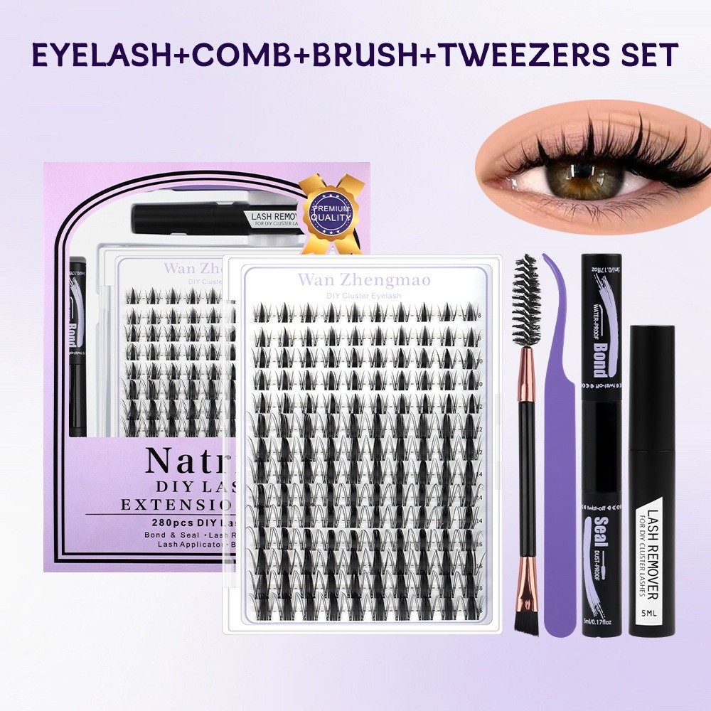 8-18mm 길이의 인조 속눈썹 본드 및 실런트, 자연 - Eyelash Extension Look 리뷰 및 가격
