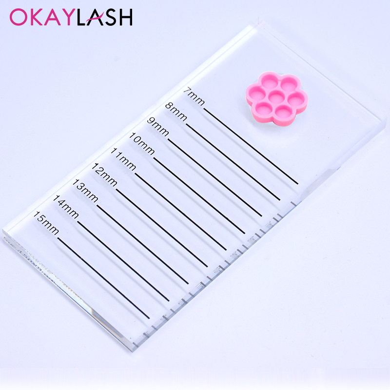 클리어 크리스탈 속눈썹 연장 스케일 보드 마크 패드 2 - Eyelash Extension London 리뷰 및 가격